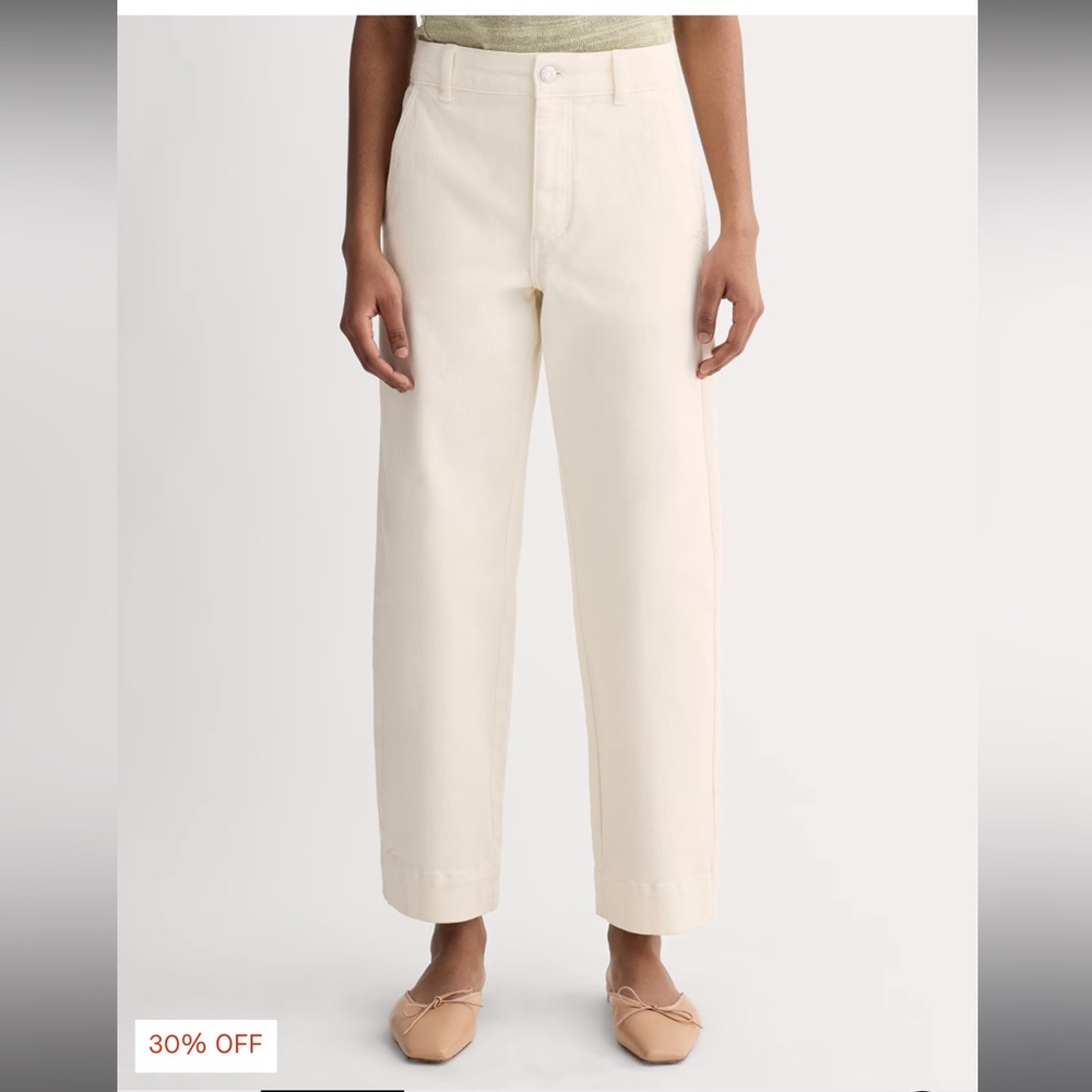 Everlane Utility Straight Leg Pant - Bone